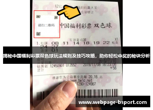 揭秘中国福利彩票双色球玩法规则及技巧攻略，助你轻松中奖的秘诀分析