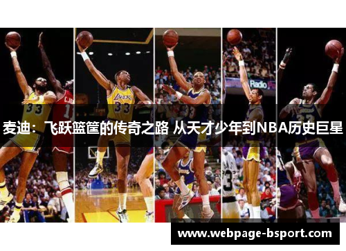 麦迪：飞跃篮筐的传奇之路 从天才少年到NBA历史巨星